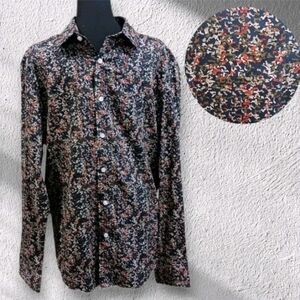 Lucky Brand Slim Fit Button Up Camo